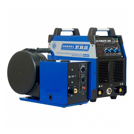 Сварочный полуавтомат Aurora ULTIMATE 350 IGBT (с горелкой+подающий закрытый SB-10F+пакет проводов)