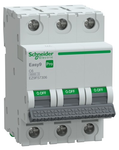 Автоматический выключатель SCHNEIDER ELECTRIC 6А Easy9 Pro 3P C 6 кA EZ9F57306