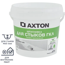 Шпатлевка Axton для стыков гипсокартона цвет белый 1.5 кг - изображение 5