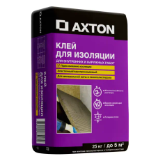 Клей для теплоизоляции Axton 25 кг - изображение 4