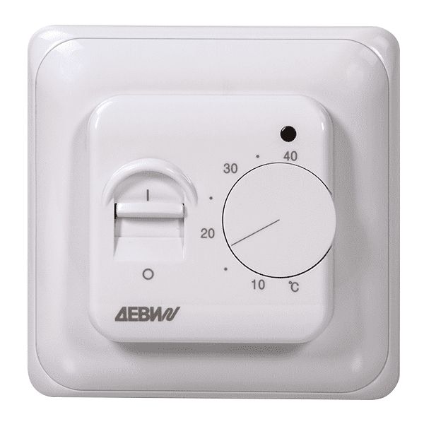 Терморегулятор ДЕВИ Base, с датчиком пола, 16А
