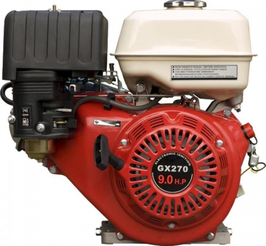 Бензиновый двигатель GROST GX 270 8,4 л.с. (вал 25.4 мм шпонка) 109852
