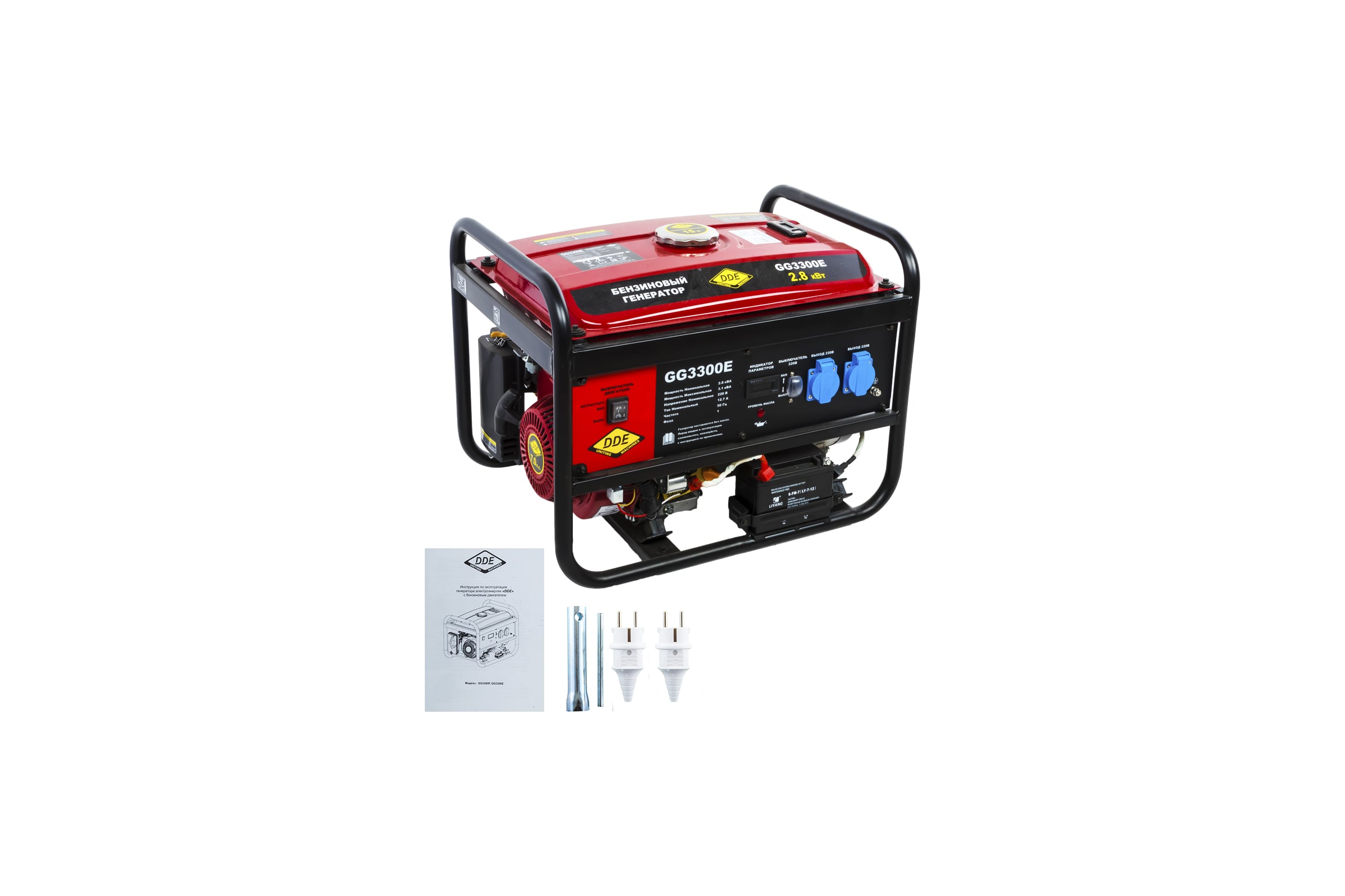 Бензиновый генератор DDE GG3300E - изображение 6