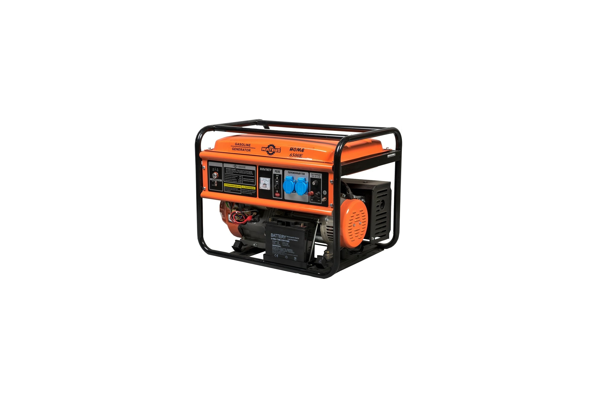 Бензиновый генератор MATEUS 6500E Home MS01104H