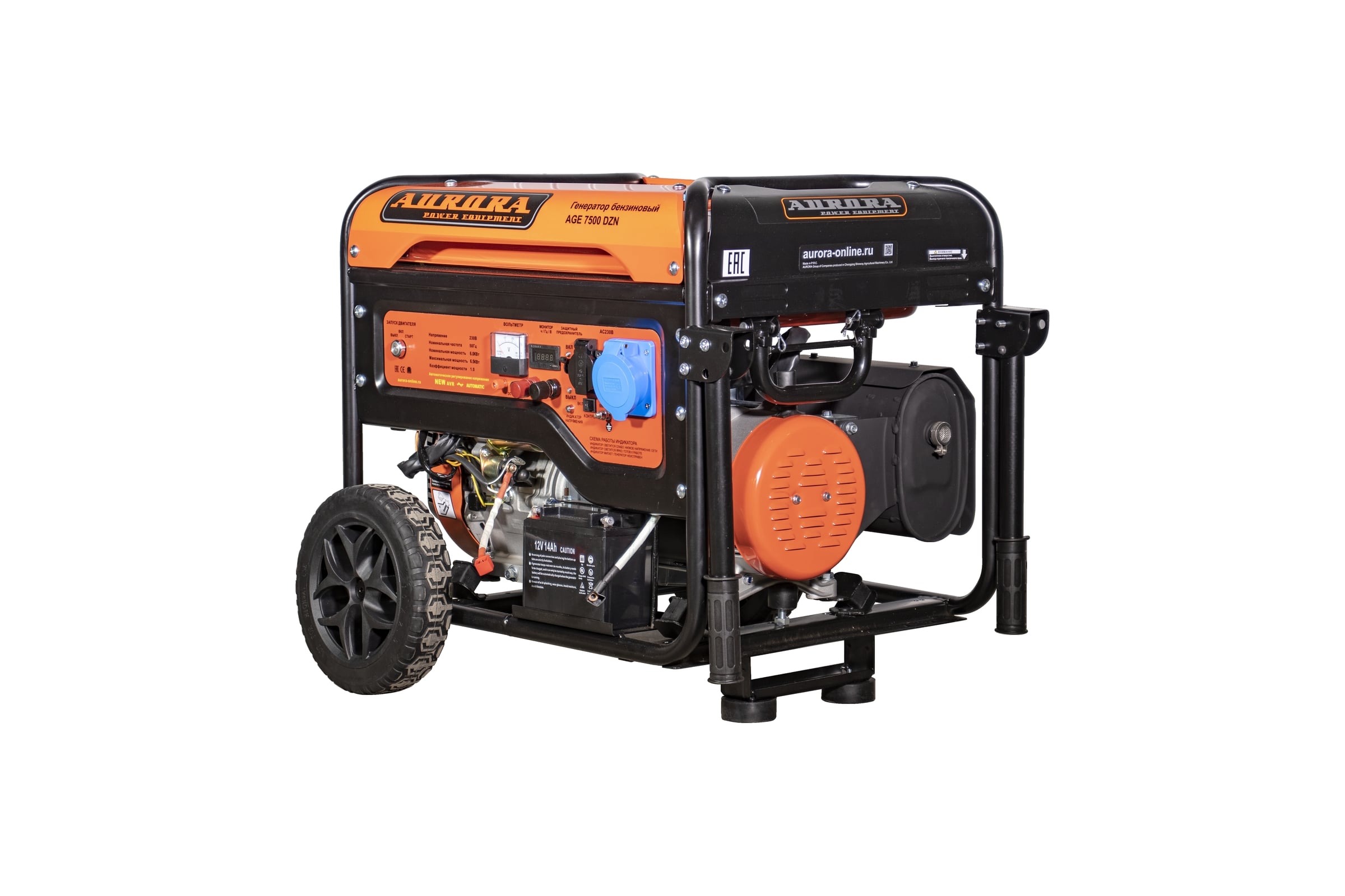 Бензиновый генератор с блоком автоматики Aurora AGE 7500 DZN 10403