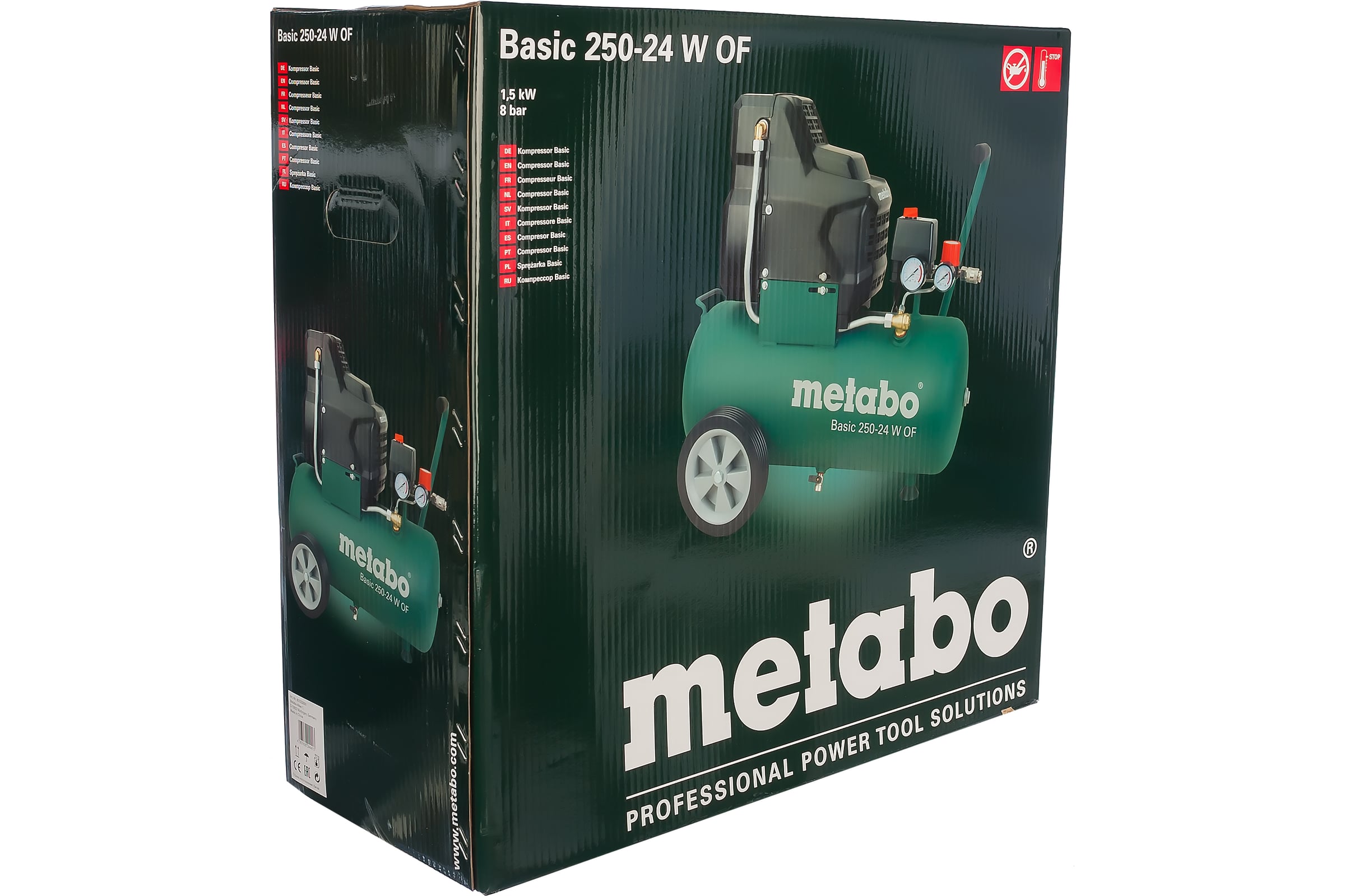 Безмасляный компрессор Metabo Basic 250-24 W OF 601532000 - изображение 4