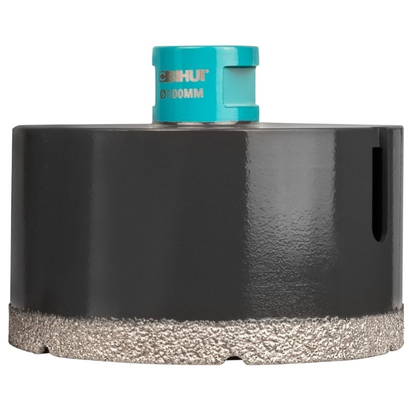 Коронка алмазная по керамограниту BIHUI вакуумная пайка 100мм DBDF100