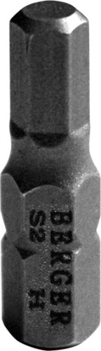 Бита для заворачивания BERGER BG2373 HEX1,5x25мм, 2 шт., S2