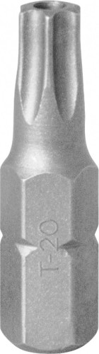 Бита для заворачивания KING TONY TORX PLUS с отверcтием IPR 30, 1/4", L - 25 мм 102530V 102530V