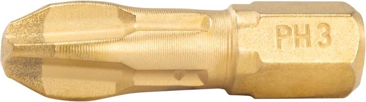 Бита для заворачивания MAKITA P-38598 алмазная PH3, 25 мм, C-form, 3 шт.