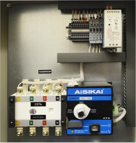 Блок автоматики ТСС 30-50 кВт ПРОФ (100А) 007497 - изображение 3