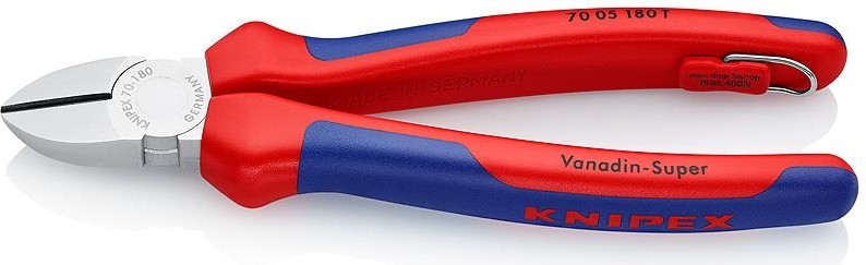 Бокорезы диагональные KNIPEX 7005180T 180 мм KN-7005180T
