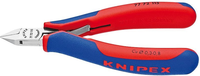 Бокорезы KNIPEX 7772115 для электроники 115 мм KN-7772115