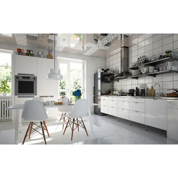 Набор кассет CESAL 300x300 мм цвет хром люкс, 10 шт. - изображение 6