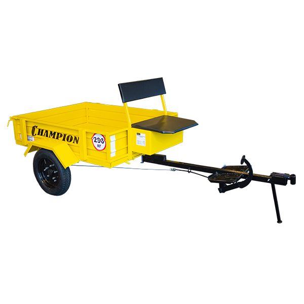 Тележка прицепная CHAMPION ТП-290 для мотоблоков (г/п 290 кг)