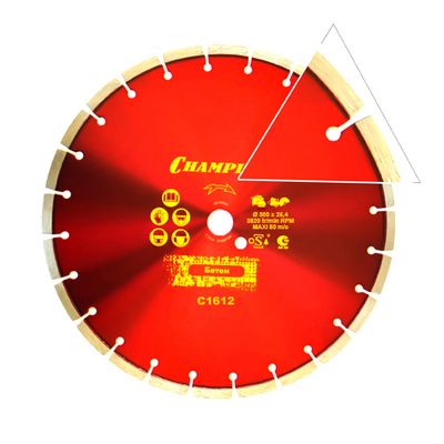 Диск алмазный по асфальту Champion ST 400/25,4/10 Asphafight - изображение 5