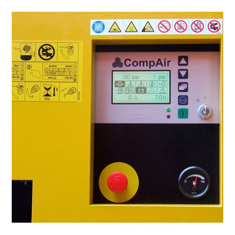 Передвижной дизельный винтовой компрессор CompAir C270TS-9 - изображение 3