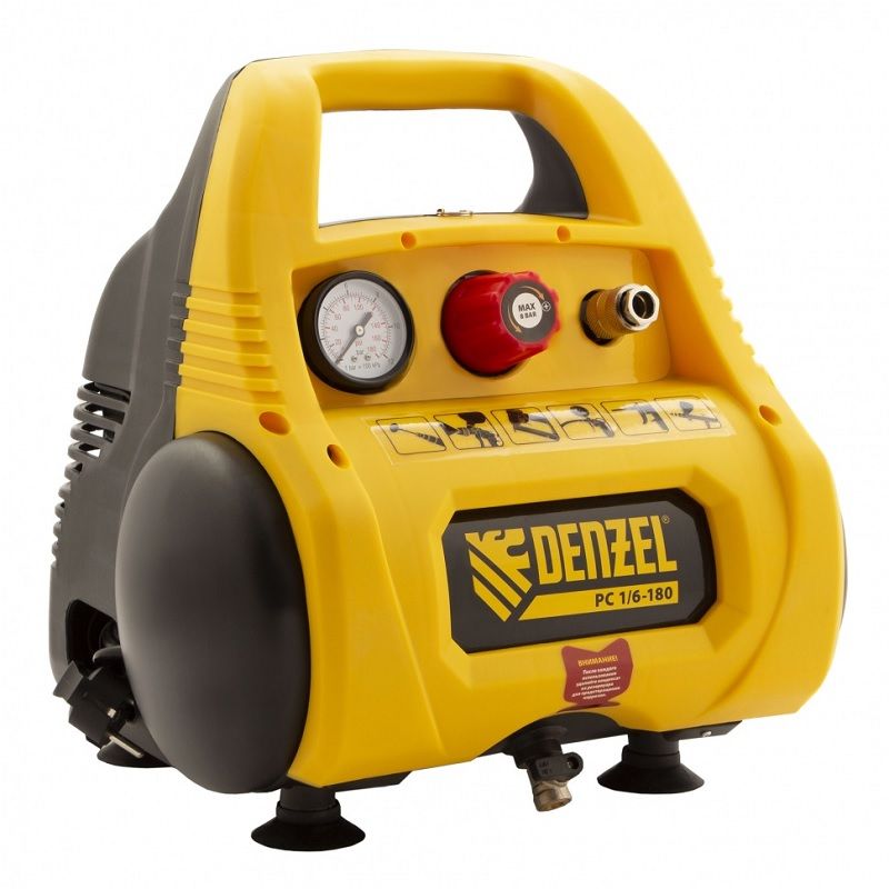Компрессор воздушный безмасляный Denzel РС 1/6-180