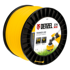 Леска для триммера Denzel звезда, 2,0ммх374м, на DIN катушке FLEX CORD - изображение 7