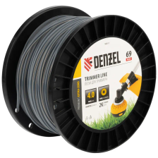 Леска для триммера Denzel двухкомпонентная круглая, 4,0ммх69м, на DIN катушке EXTRA CORD - изображение 5