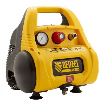Компрессор воздушный Denzel DL1300, 10 бар  с набором аксессуаров - изображение 5