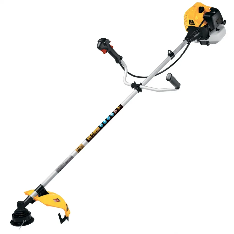 Триммер бензиновый Denzel DT-52E, 52 см3, неразъемная штанга, электростартер, состоит из 2 частей