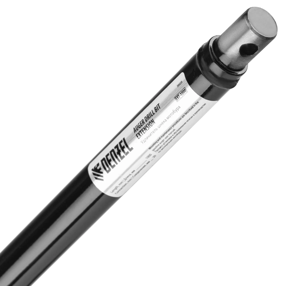 Удлинитель шнека мотобура  Denzel EXT-1000, длина 1000 мм,соединение 20 мм - изображение 3