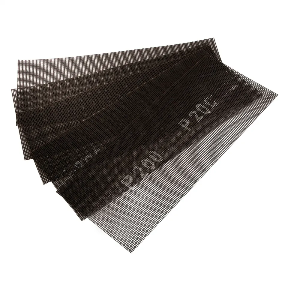 Сетка абразивная Denzel P 200, 115х280 мм, 5 шт