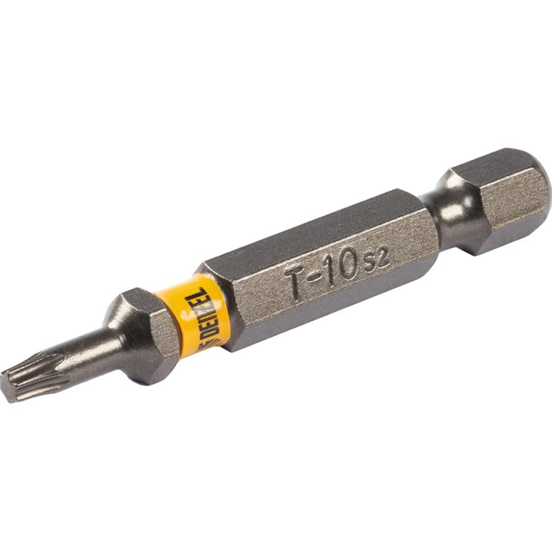 Бита Denzel TX 10х50, сталь S2, шестигранный профиль, 10 шт. Е 6,3