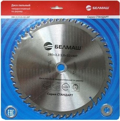 Диск пильный BELMASH 280х3,0/2,0х32/30х48Т RD125A