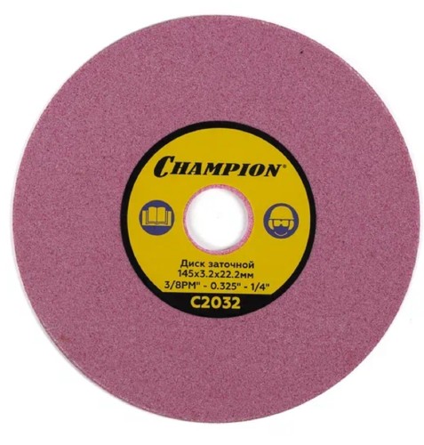 Диск заточной CHAMPION (3/8PM",0,325",1/4) 145х3,2х22,2 (C2032) C2032