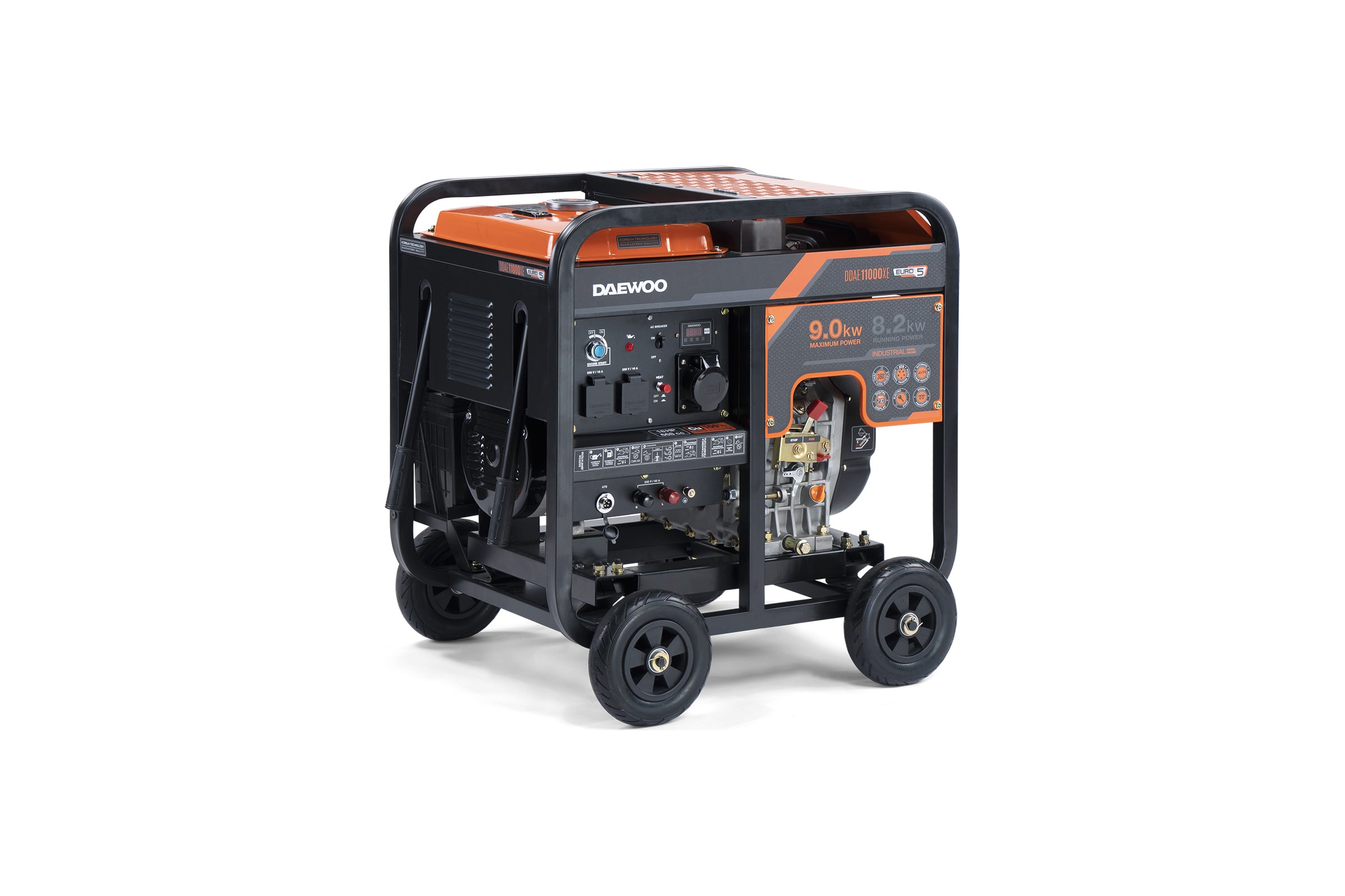 Дизельный генератор с возможностью подключения ATS Daewoo DDAE 11000XE