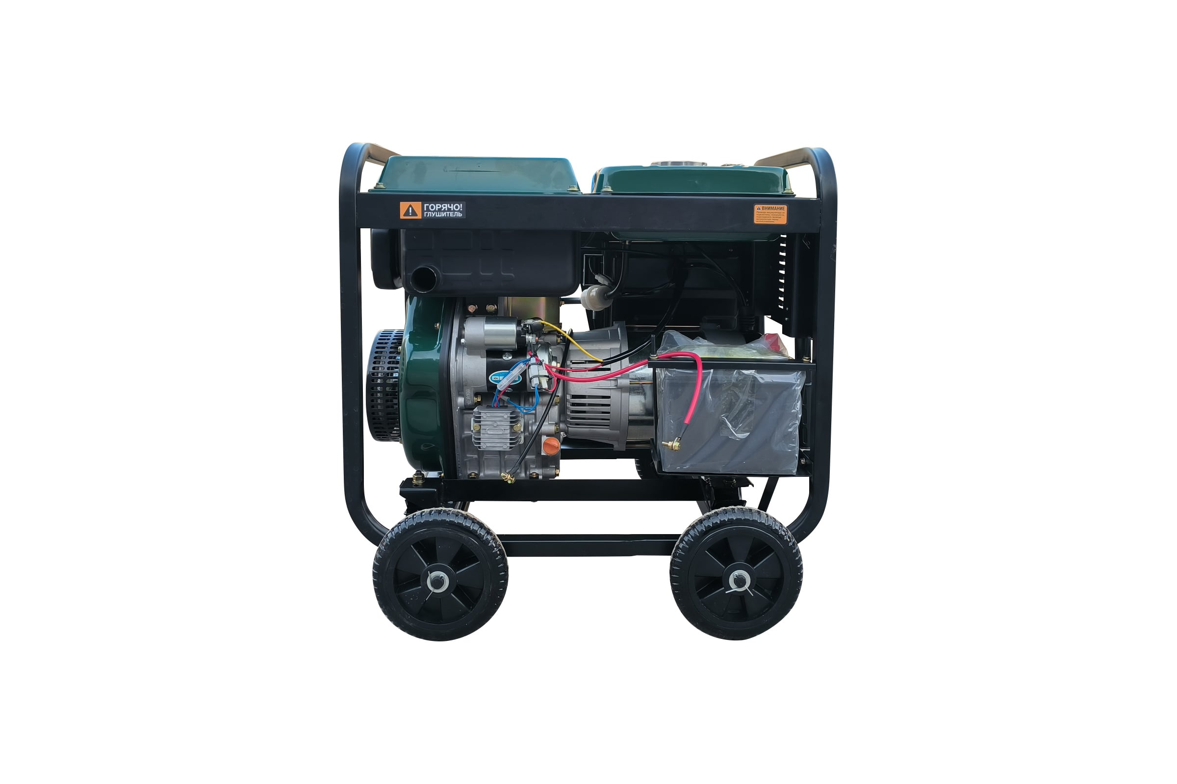 Дизельный генератор STEM Techno s5500de (5,5кв, электростартер, дисплей, подогрев) ГЕН018 - изображение 4