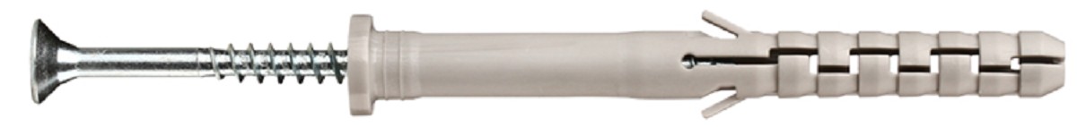 Дюбель гвоздевой с цилиндрической манжетой ЕВРОПАРТНЕР PNDS LK 8x120 (40 шт.) с шурупом конт M. 86711