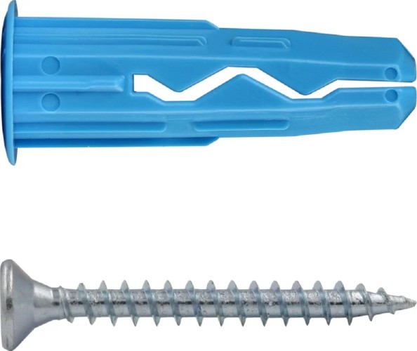 Дюбель универсальный нейлоновый ЕВРОПАРТНЕР MULTI plug 8х32 с шурупом 4,5x40мм (50 шт.) K2 0488 0