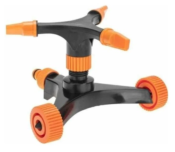 Дождеватель круговой ЧЕТЫРЕ СЕЗОНА 62-0295 на колесах, регулируемый