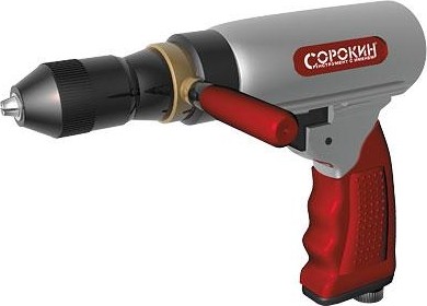 Дрель СОРОКИН 2.56 пневматическая реверсивная 1/2" 700об/мин