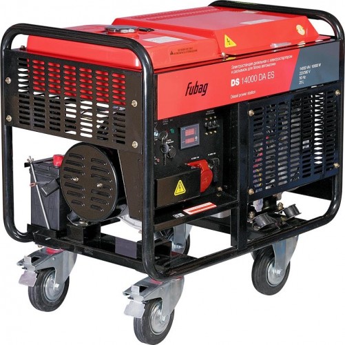 Электростанция дизельная с воздушным охлаждением FUBAG DS 14000 DA ES с возможностью авт, открытая 838214