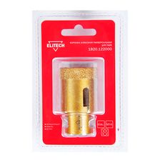 Коронка алмазная универсальная Elitech 35 мм х М14 - изображение 2