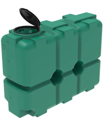 Емкость ЭКОПРОМ ST2000 л., вертикальная зеленый