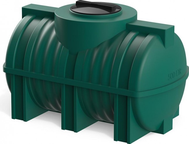 Емкость POLIMER GROUP G  500 горизонтальная зеленый