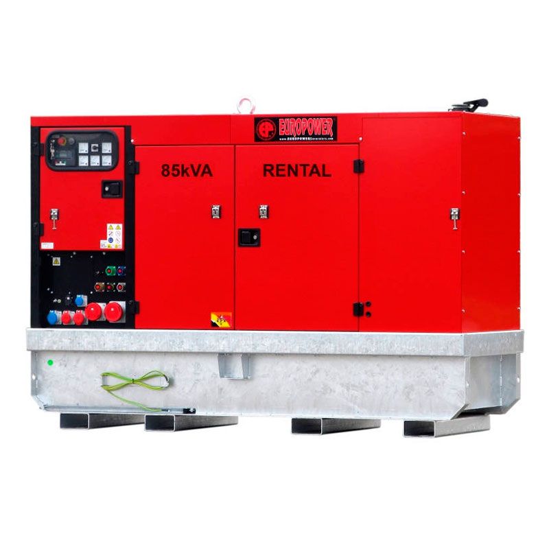 Дизельный генератор EUROPOWER EPSR 85 TDE (1500 об/мин, шумозащит. кожух, арендное исполнение)