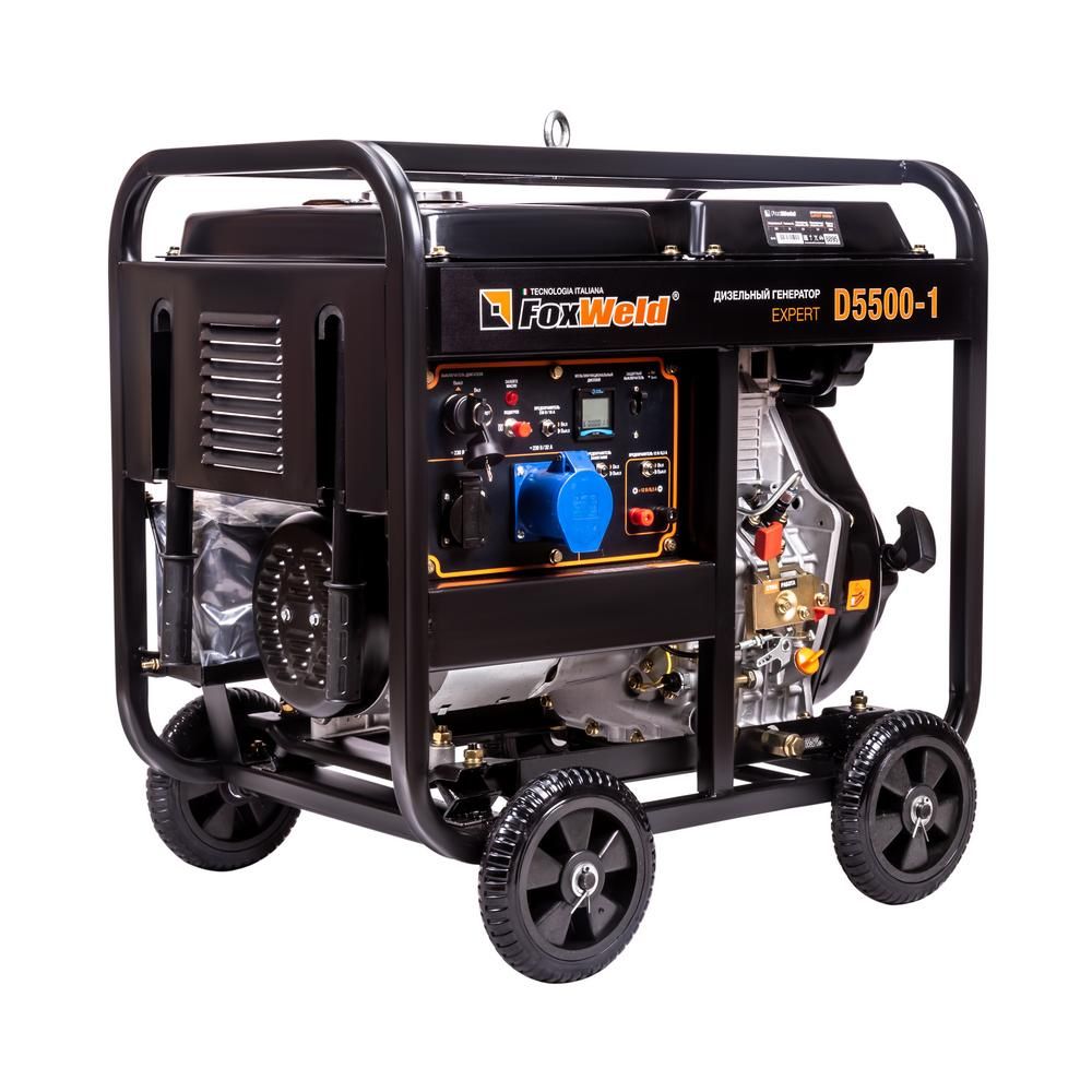 Дизельный генератор FoxWeld Expert D5500-1 - изображение 3