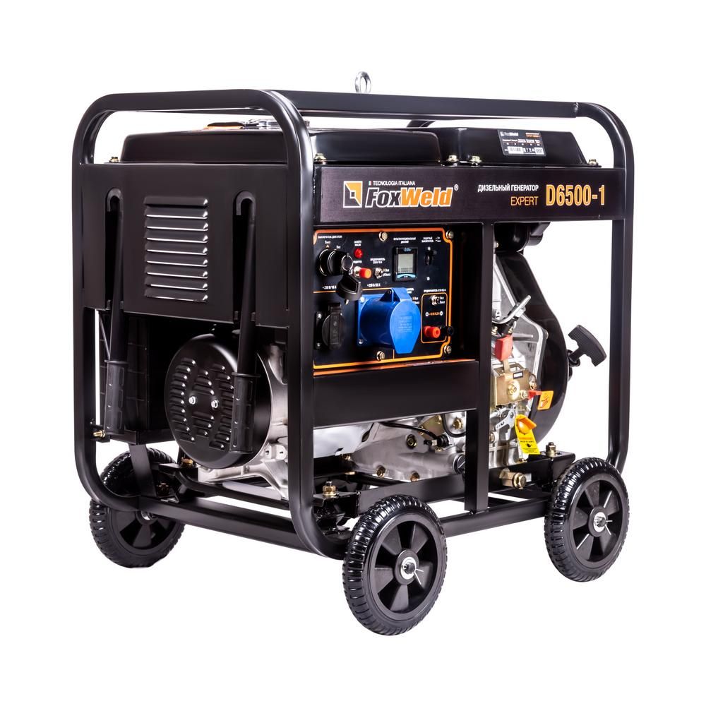 Дизельный генератор FoxWeld Expert D6500-1 - изображение 3