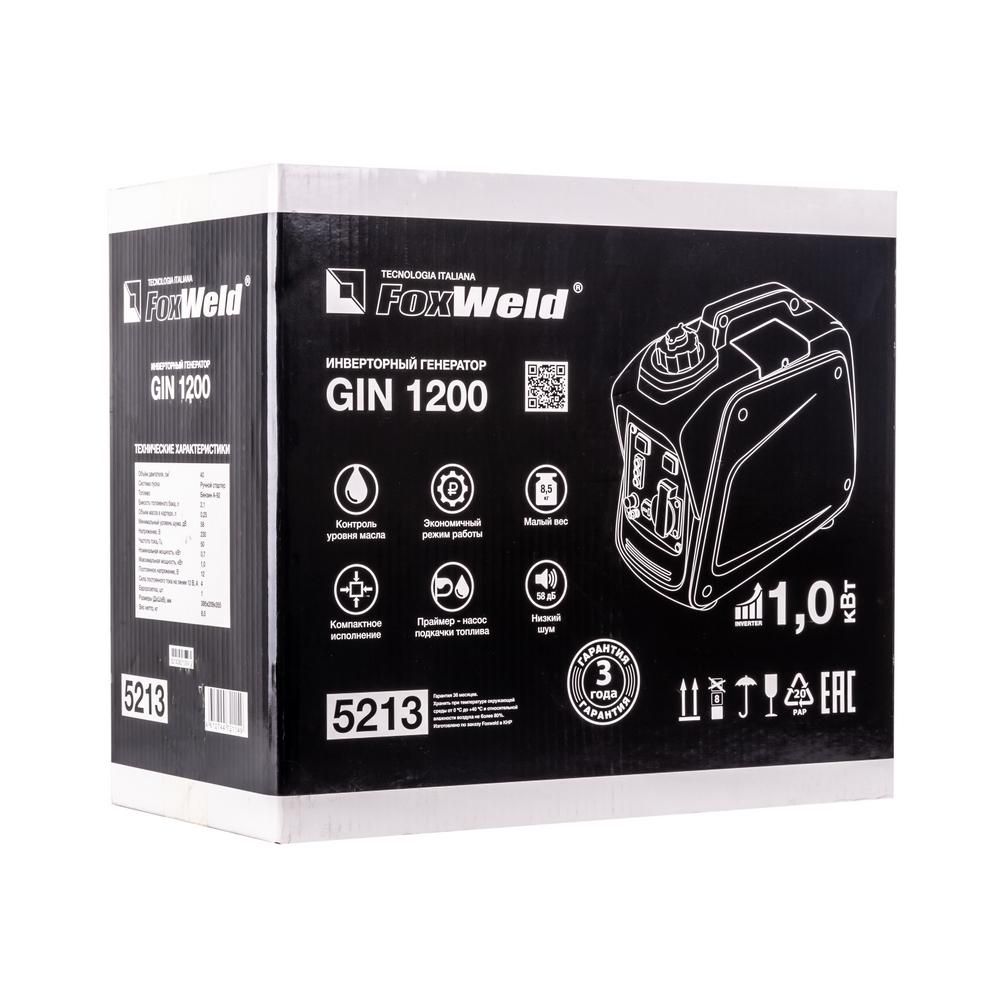 Инверторный генератор Foxweld GIN 1200 (пр-во FoxWeld/КНР) - изображение 7