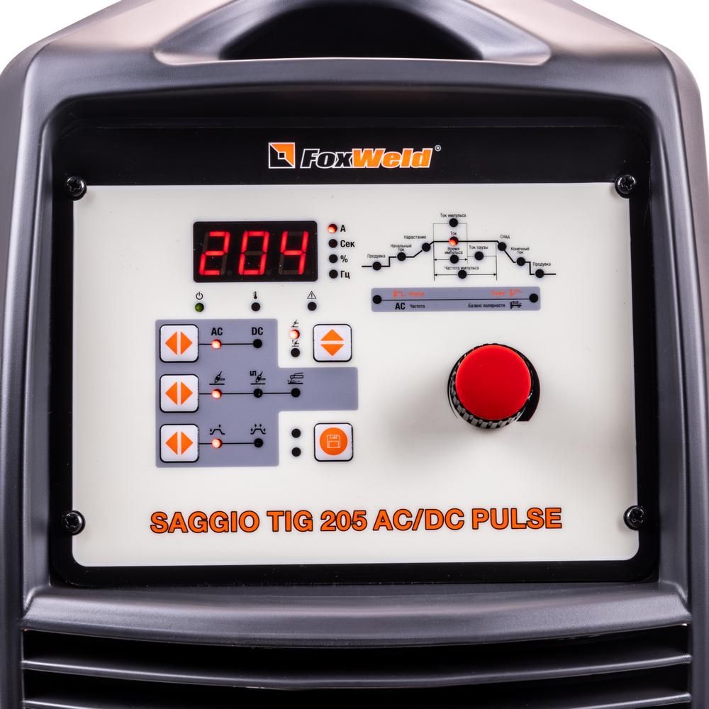Аппарат аргонодуговой сварки FoxWeld SAGGIO TIG 205 AC/DC Pulse - изображение 6