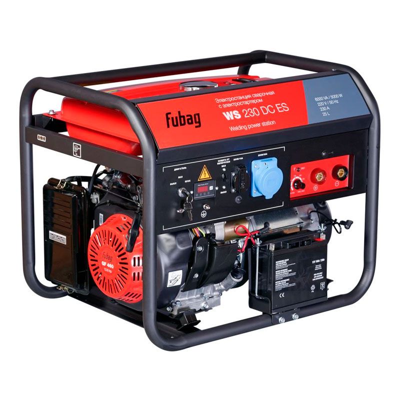 Электростанция сварочная Fubag WS 230 DC ES бензиновая (220В)