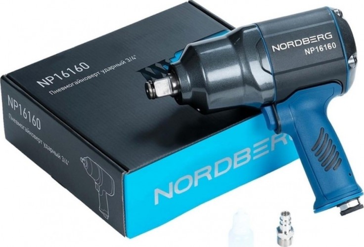 Гайковерт пневматический NORDBERG NP16160 ударный 3/4", 2000нм ЦБ-0009011