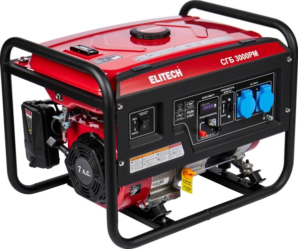 Генератор бензиновый ELITECH БИГ 3800РМ инверторный 204587