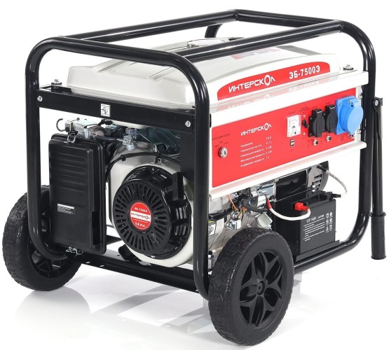 Генератор бензиновый ИНТЕРСКОЛ ЭБ-7500Э 796.0.0.40